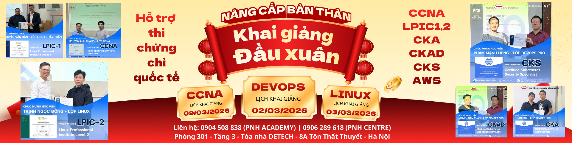 Hỗ trợ thi chứng chỉ quốc tế